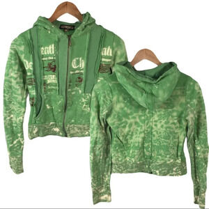 C8 Women’s LESHOP Tie Dye Full Zip Hoodie Sweatshirt Jacket S